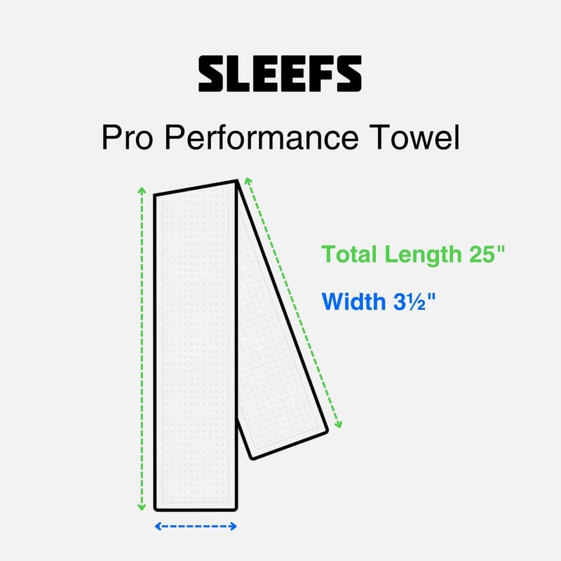 SLEEFS Hue Pink Thin Football Towel with Logo - Image 3